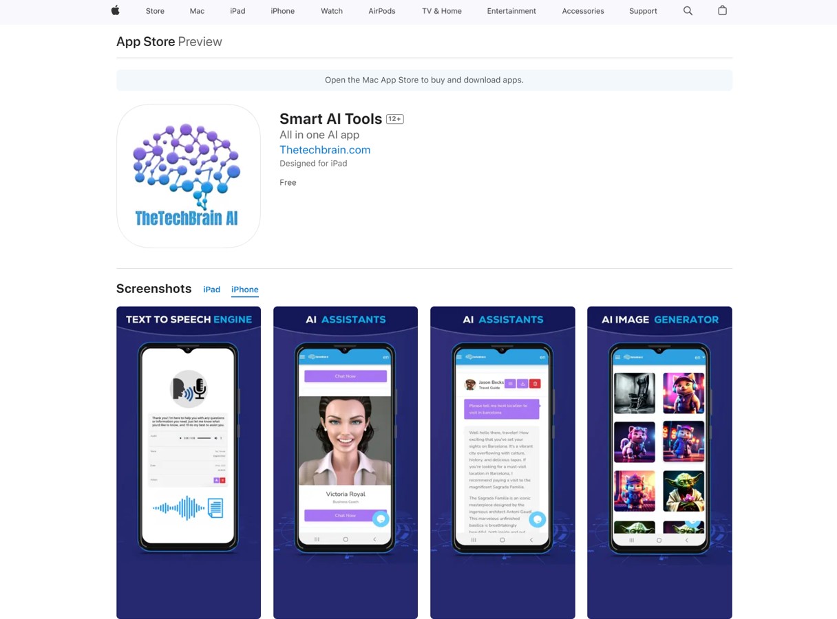 TheTechBrain Ai on Android and IOS