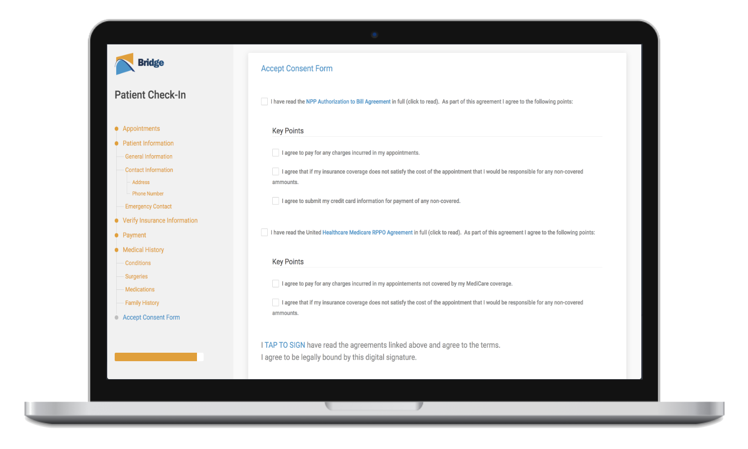 The industry’s leading patient intake software for end-to-end patient scheduling, registration, check-in, payments and consent form automation.-thumb