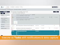 beSlick Software - Execute as Tasks with dependent dates, notifications & data capture