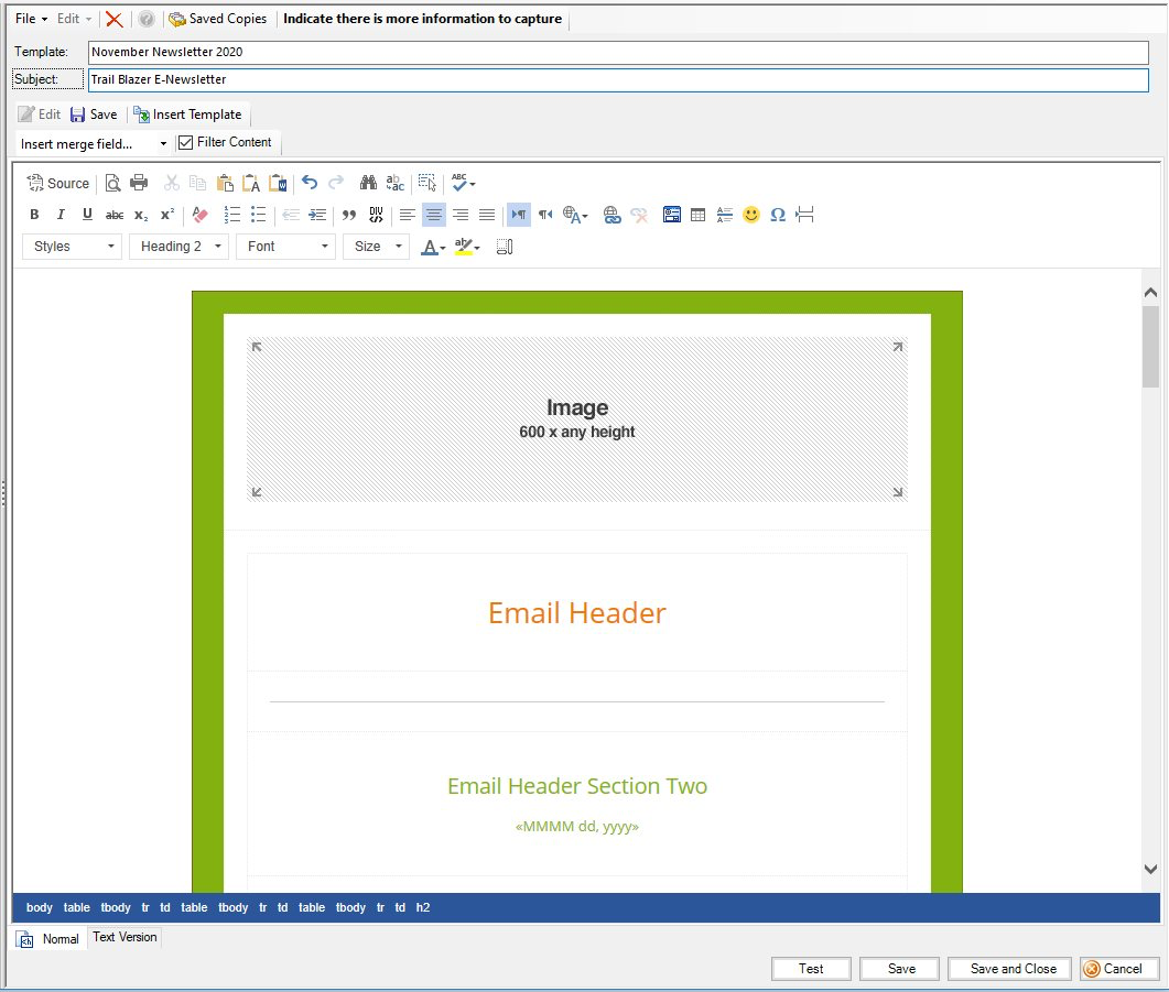 Unlimited mass email built-in. Choose from templates, upload images / docs, share on social media, and track the campaign results.