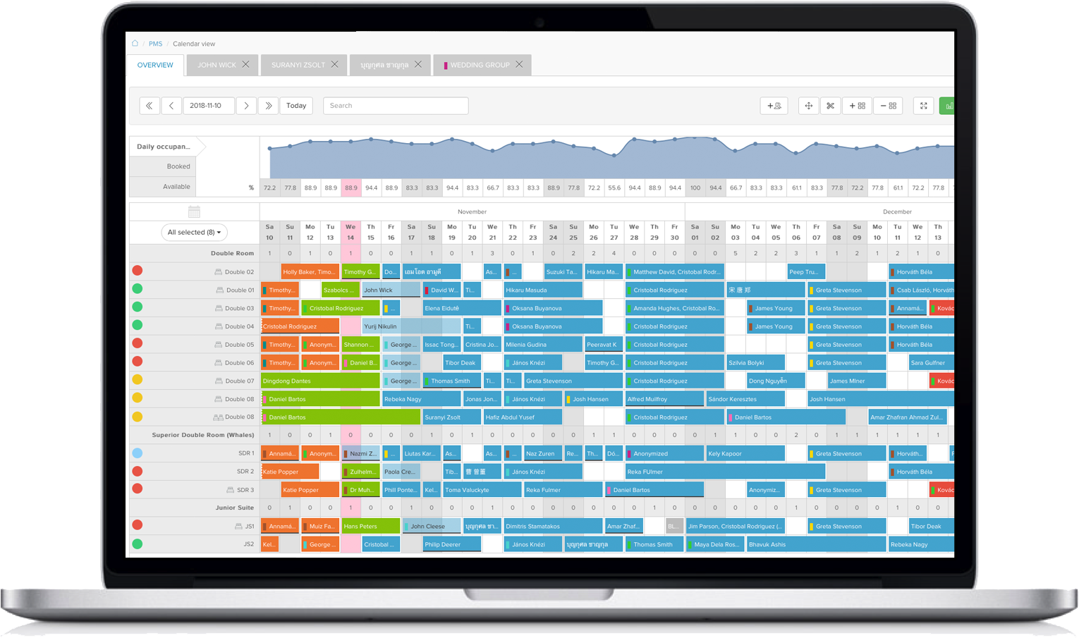 SabeeApp Software - Interactive Calendar