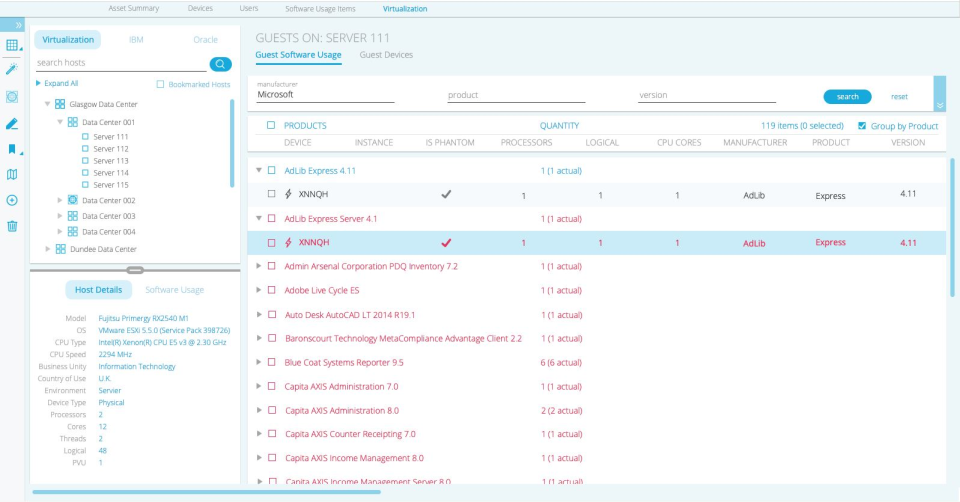 License Dashboard Software - 5