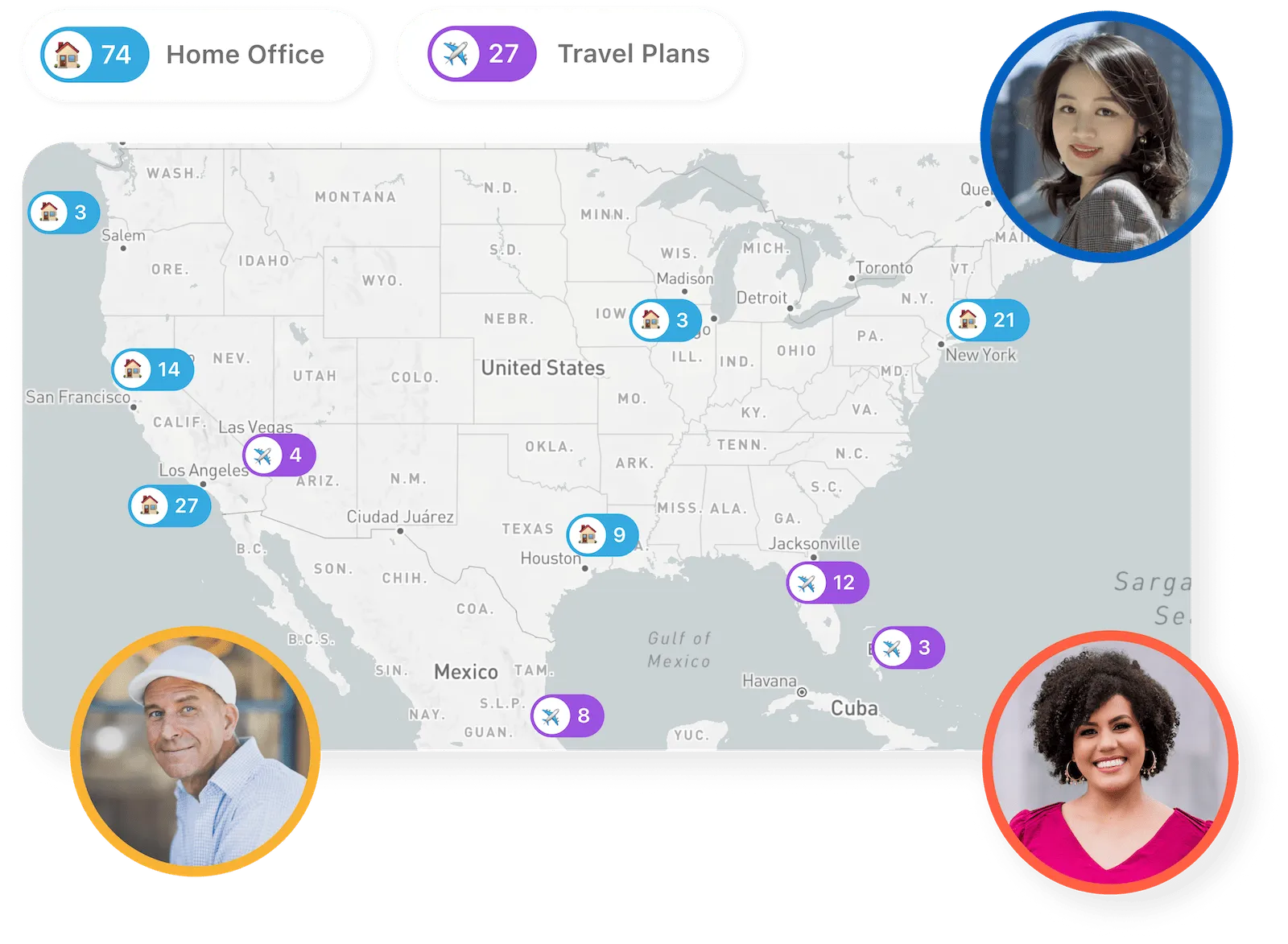 Airspeed Software - Airspeed team map