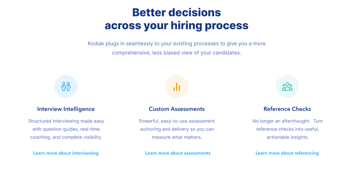 KodiakHR screenshot: KodiakHR solution suite