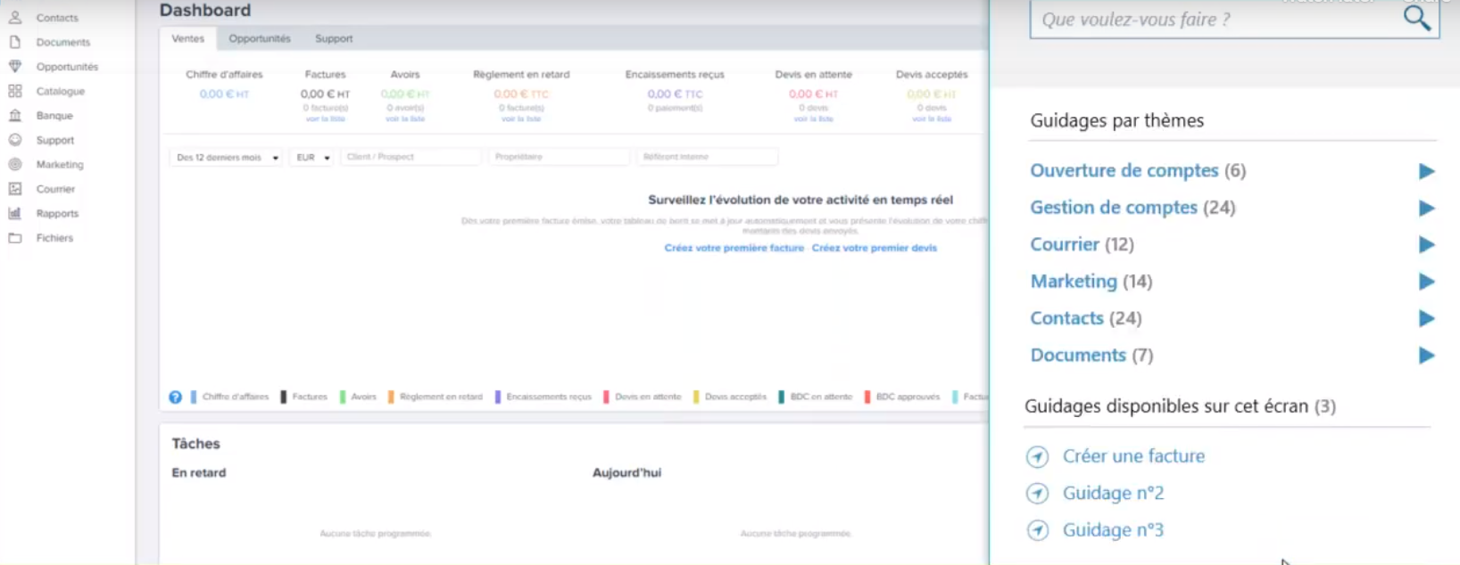 K-Now screenshot: K-Now activity dashboard