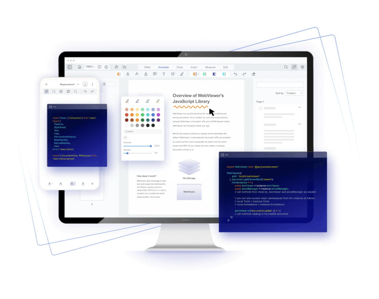 Apryse PDF SDK Software - The Apryse Developer Suite and low code solutions allow developers, enterprises and small businesses alike to create, edit, and convert digital documents in their applications or company workflow.
