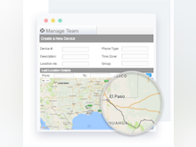 allGeo Software - Geographic maps allow users to track their teams in real time when connected to an employee's mobile device