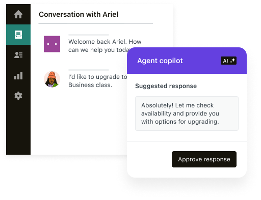 Zendesk AI screenshot: Agent copilot
