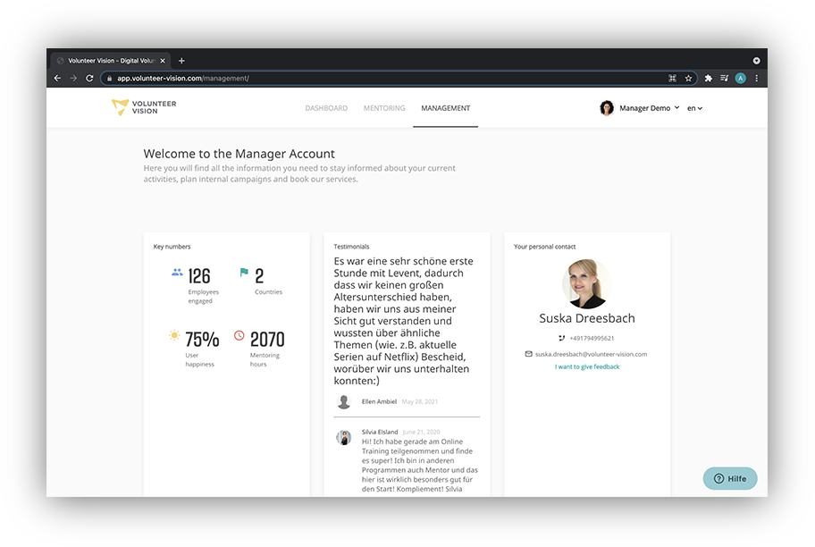 Volunteer Vision Software - 2