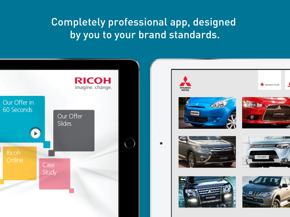 Showcase Workshop Software - Match the businesses existing branding