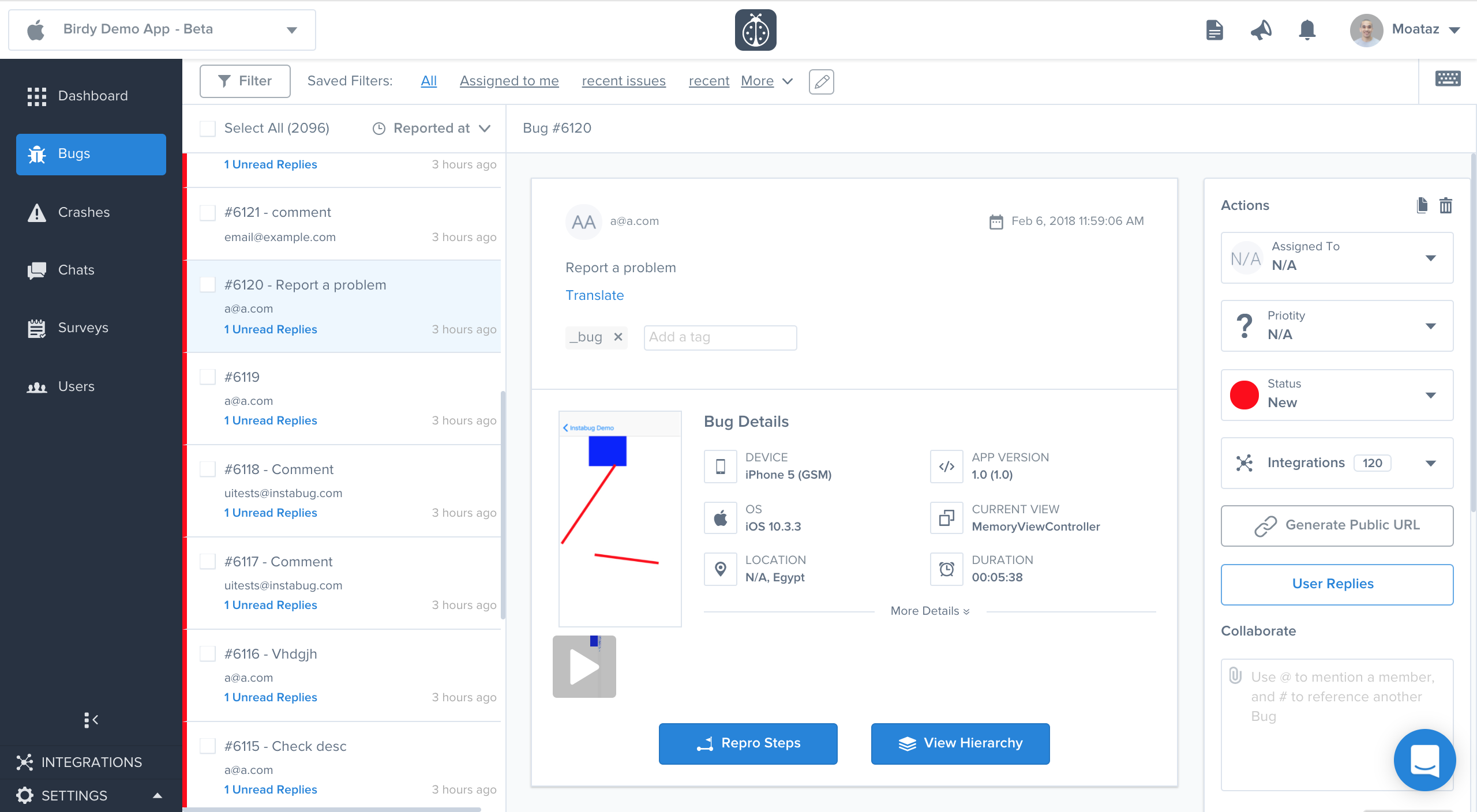 Instabug Logiciel - 2