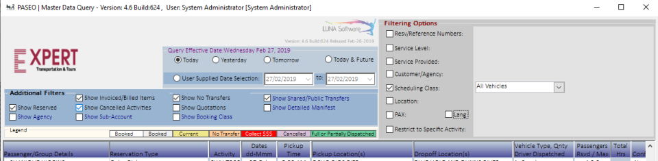 PASEO Software - Query