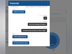 CloudAgent Software - Live transcripts: real time agent customer chat - thumbnail