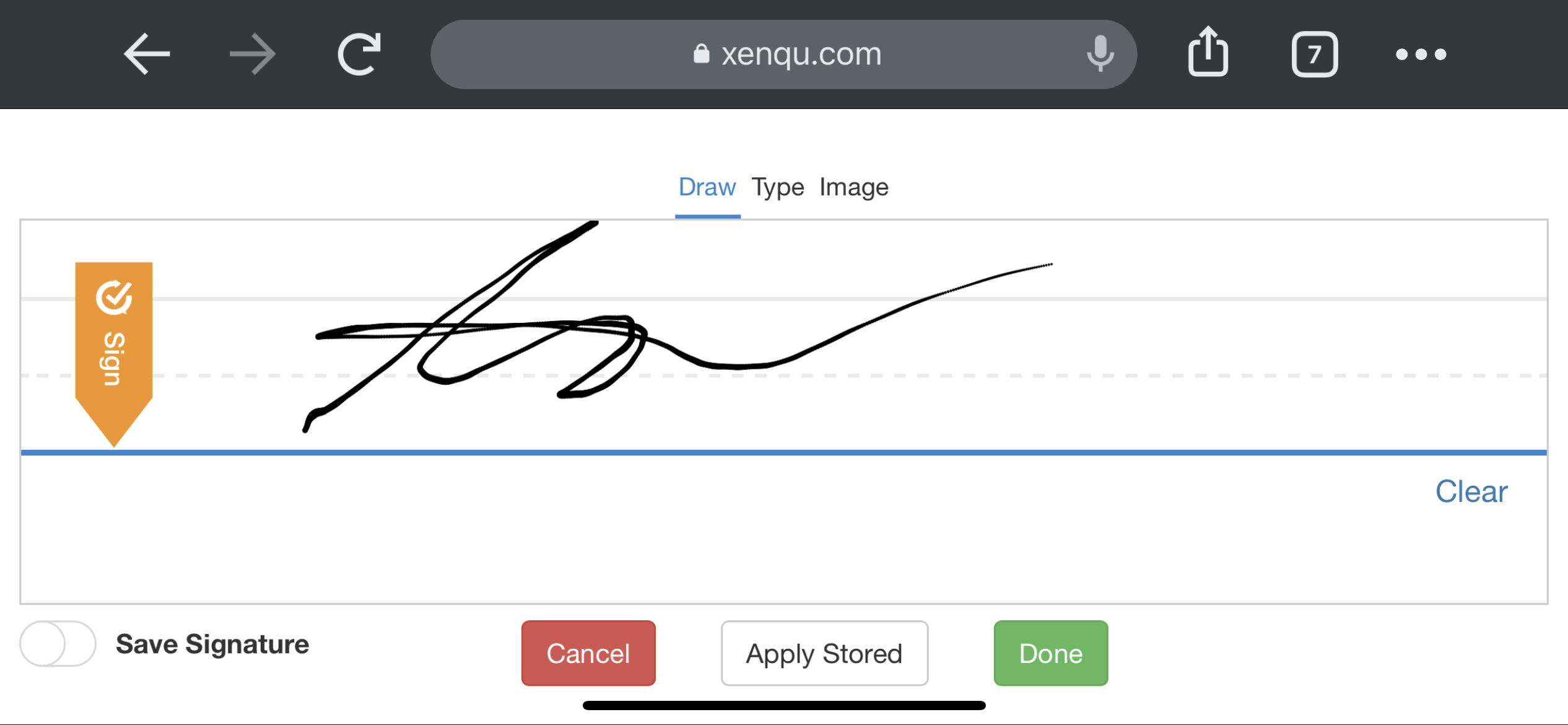 Xenqu Software - Built-in Signature Technology