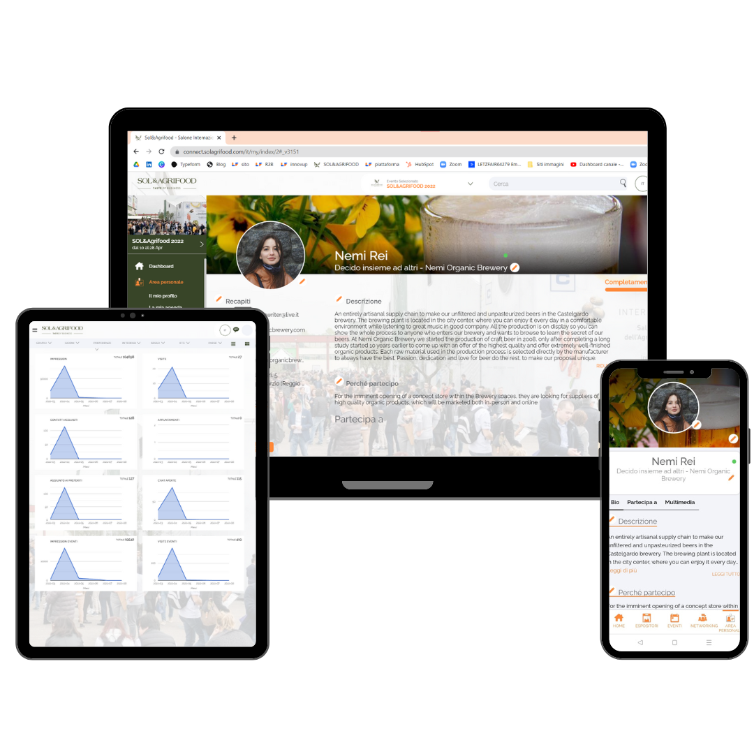 LetzFair screenshot: Backup of the app/platform seen on any device.