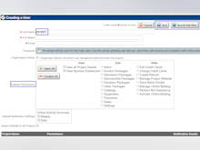 Greater Giving Software - Greater Giving Event Software user account creation screenshot