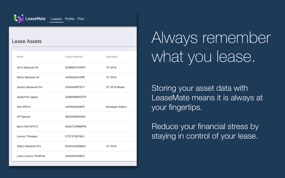 LeaseMate Software - 2