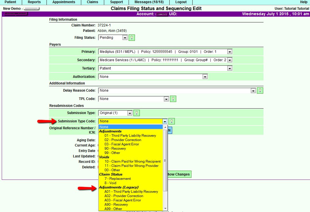 DuxWare Software - Duxware claim filing screenshot