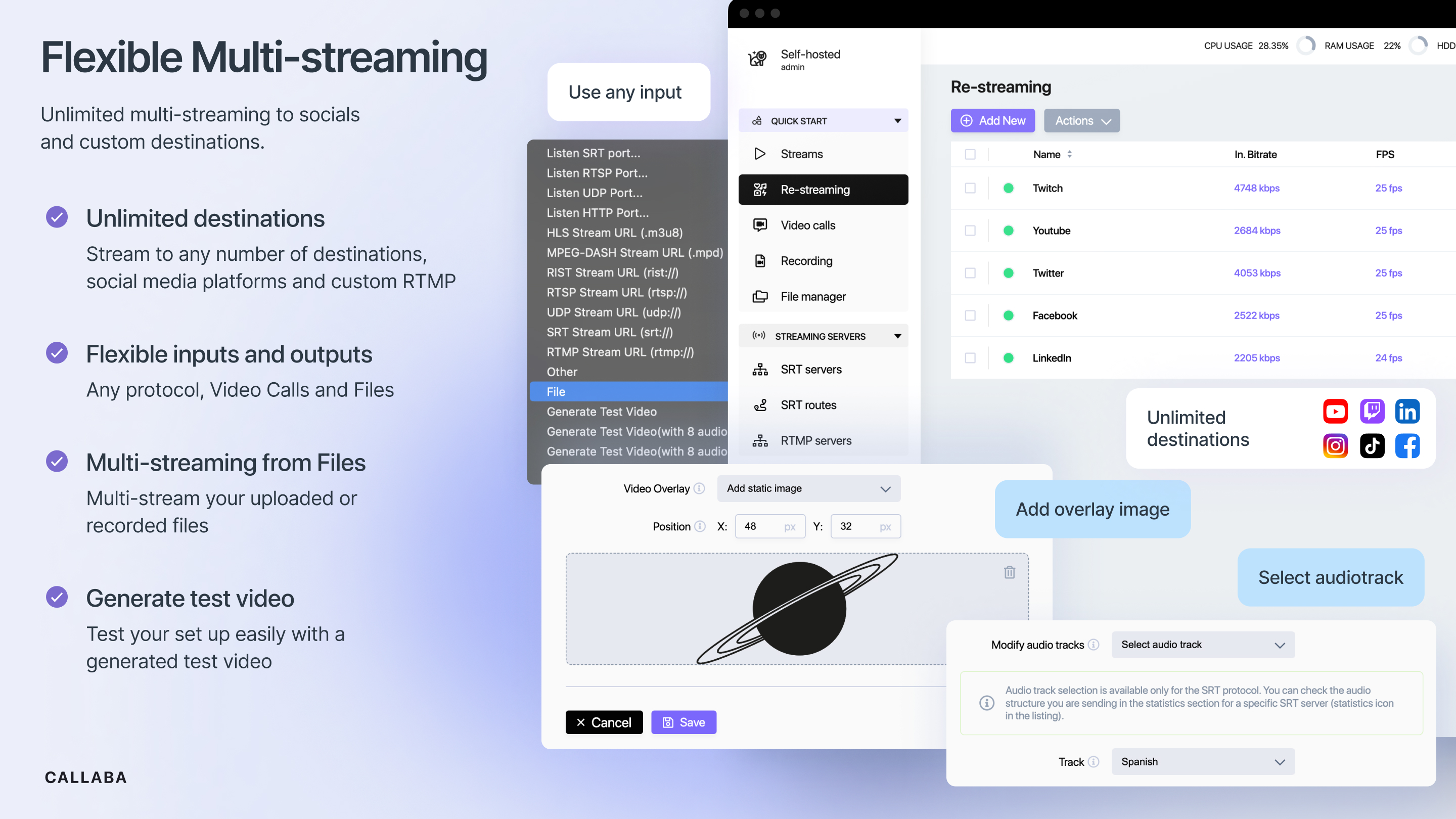 Callaba Cloud Live Streaming screenshot