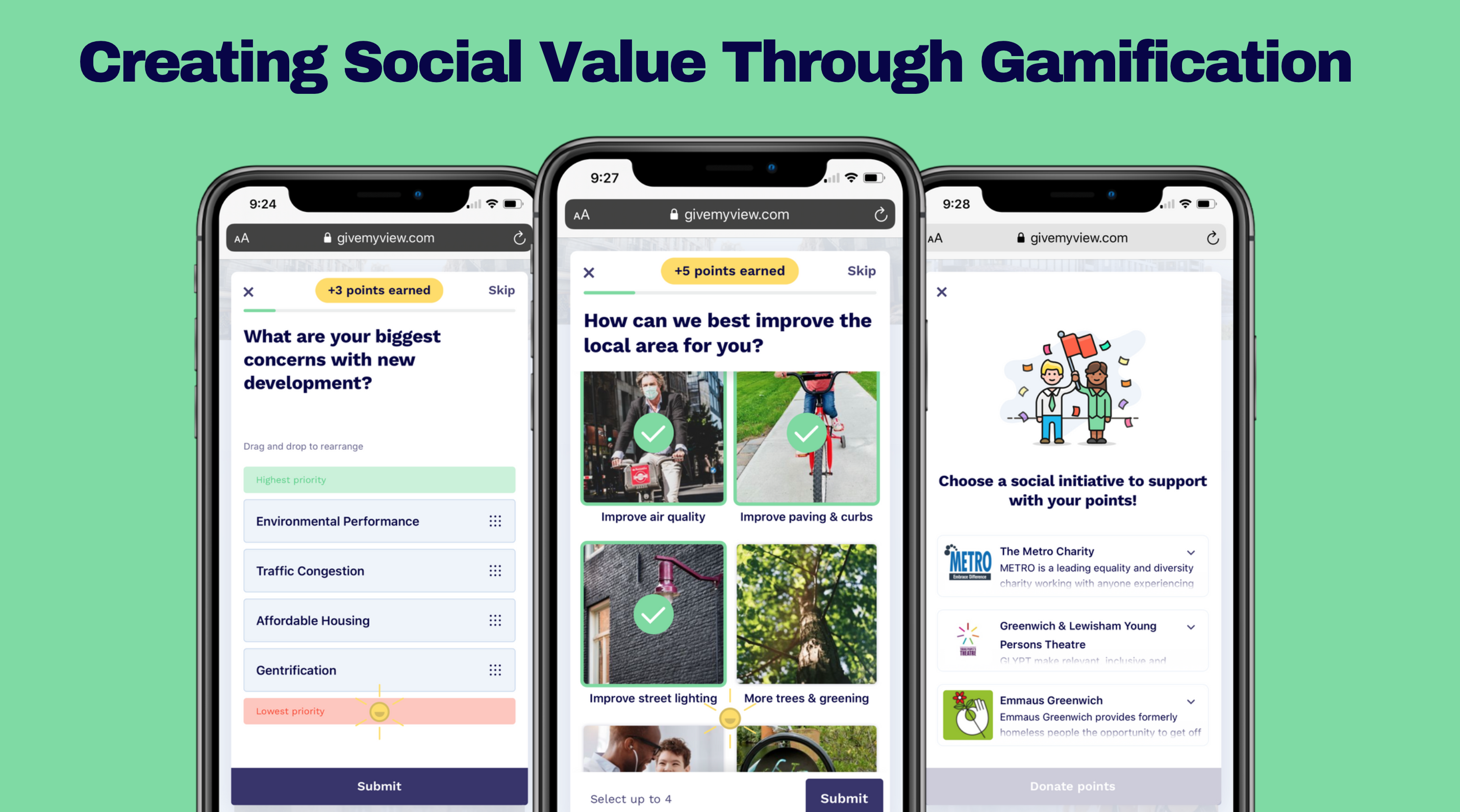 Creating Social Value Through Gamification