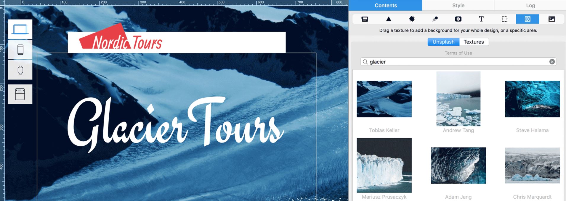 Mail Designer 365 screenshot: Mail Designer 365 add images