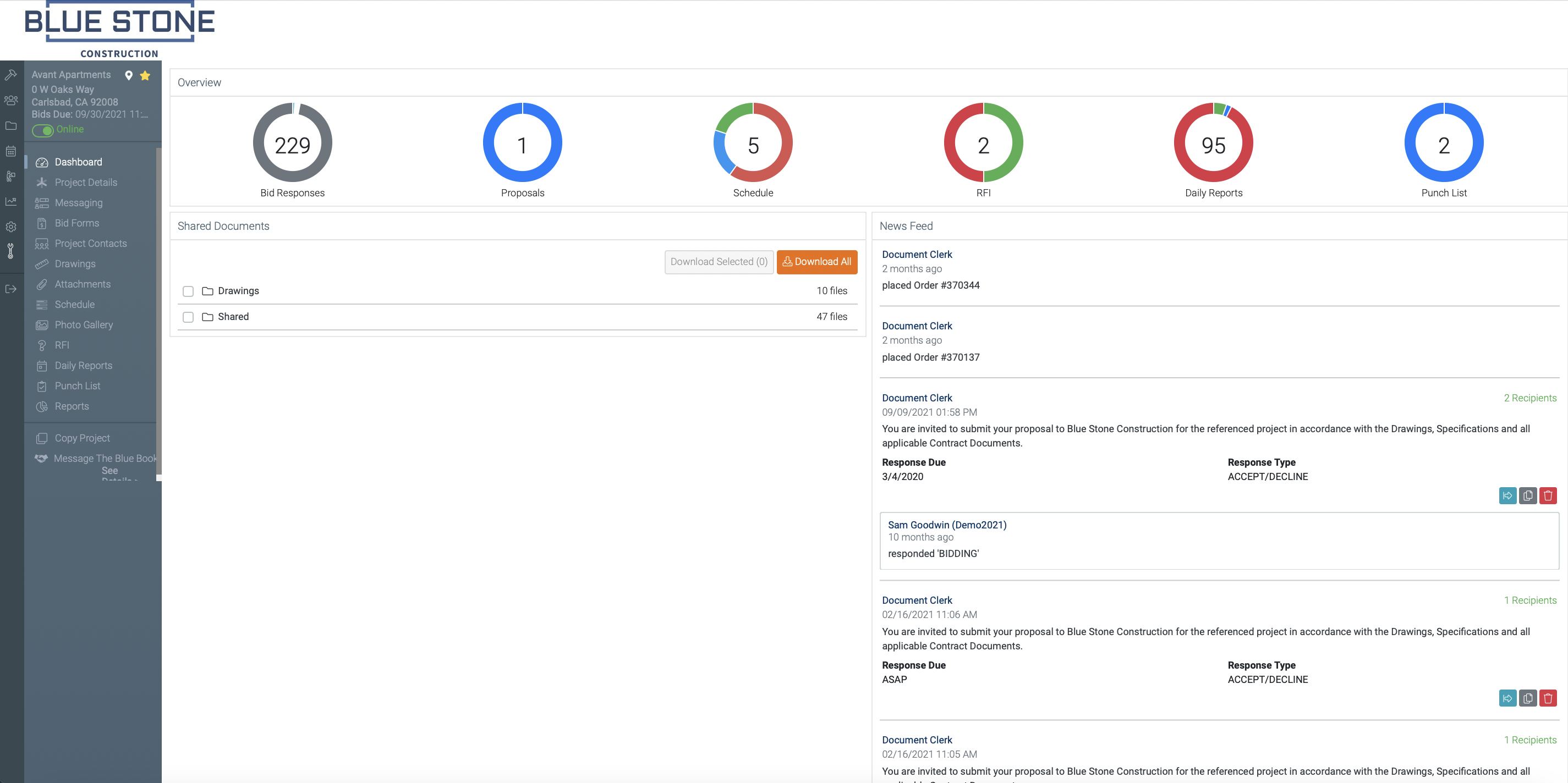 Pantera Tools Software - Easily view Project Details