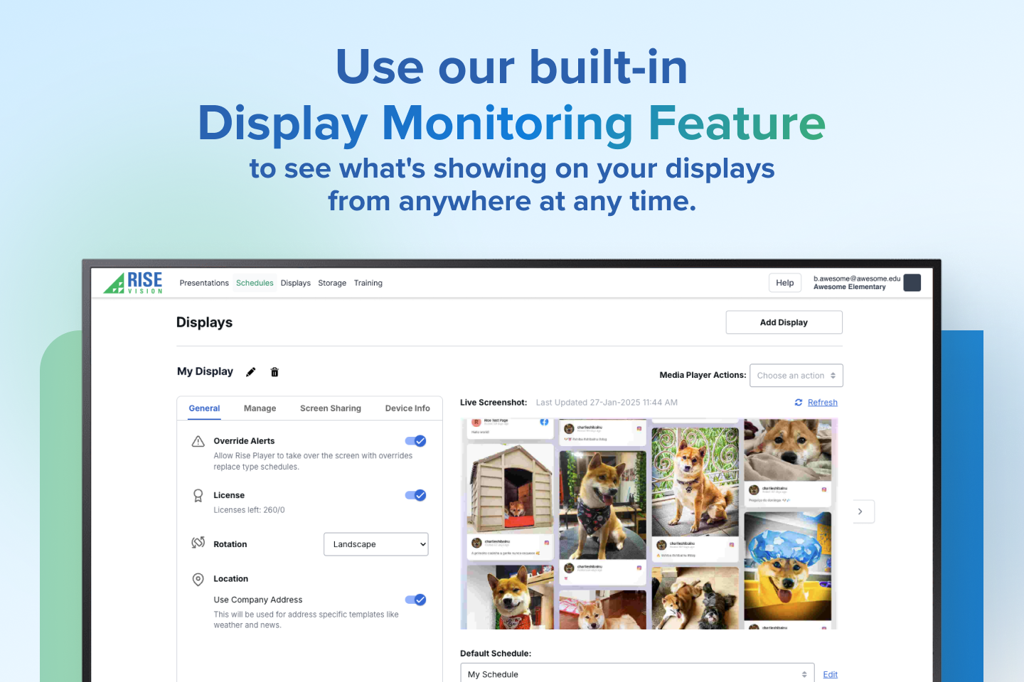 Rise Vision Software - 4