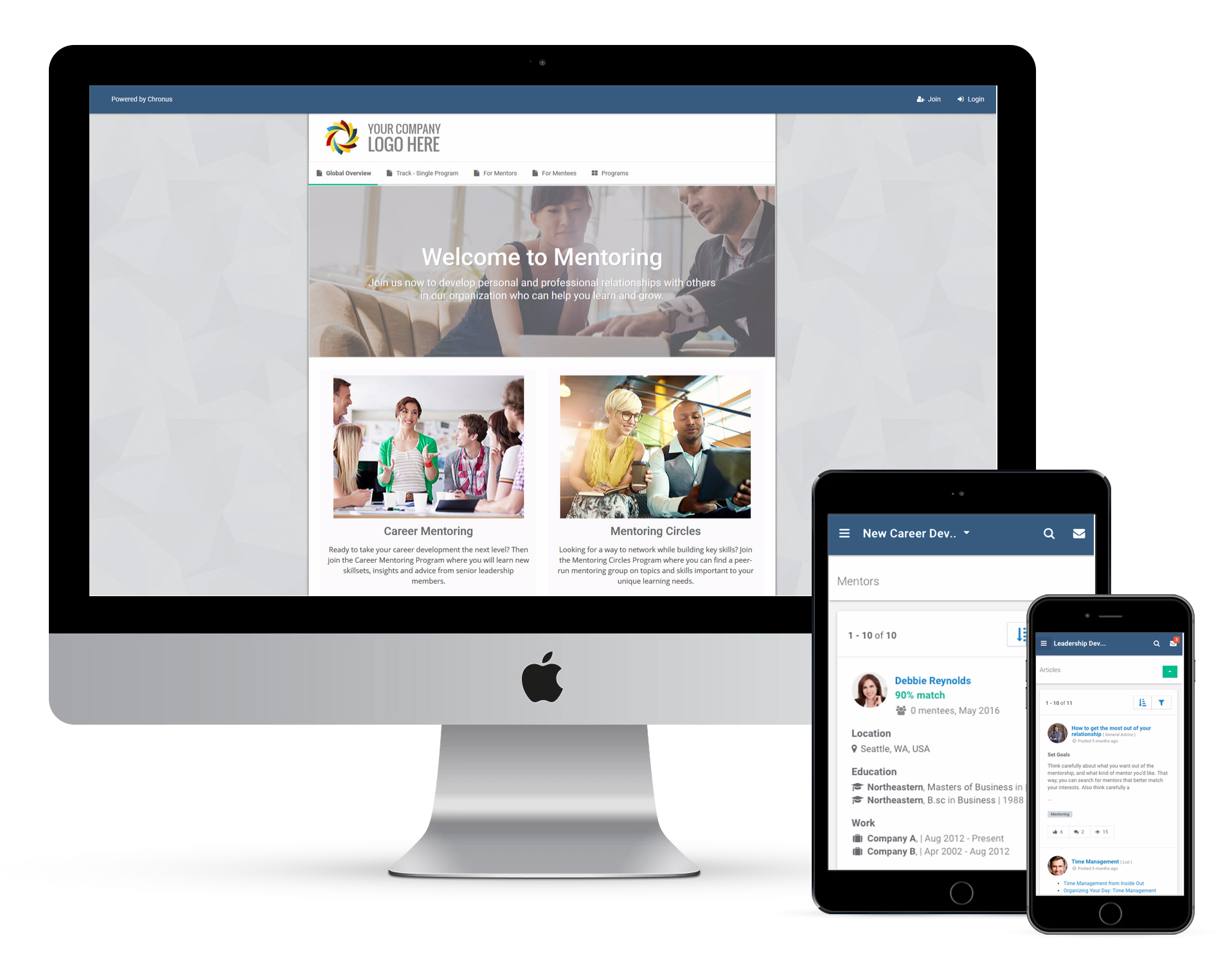 Chronus Software - Personalize your mentoring program for your unique culture