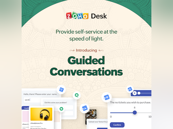 Zoho Desk Software - Guided Conversation