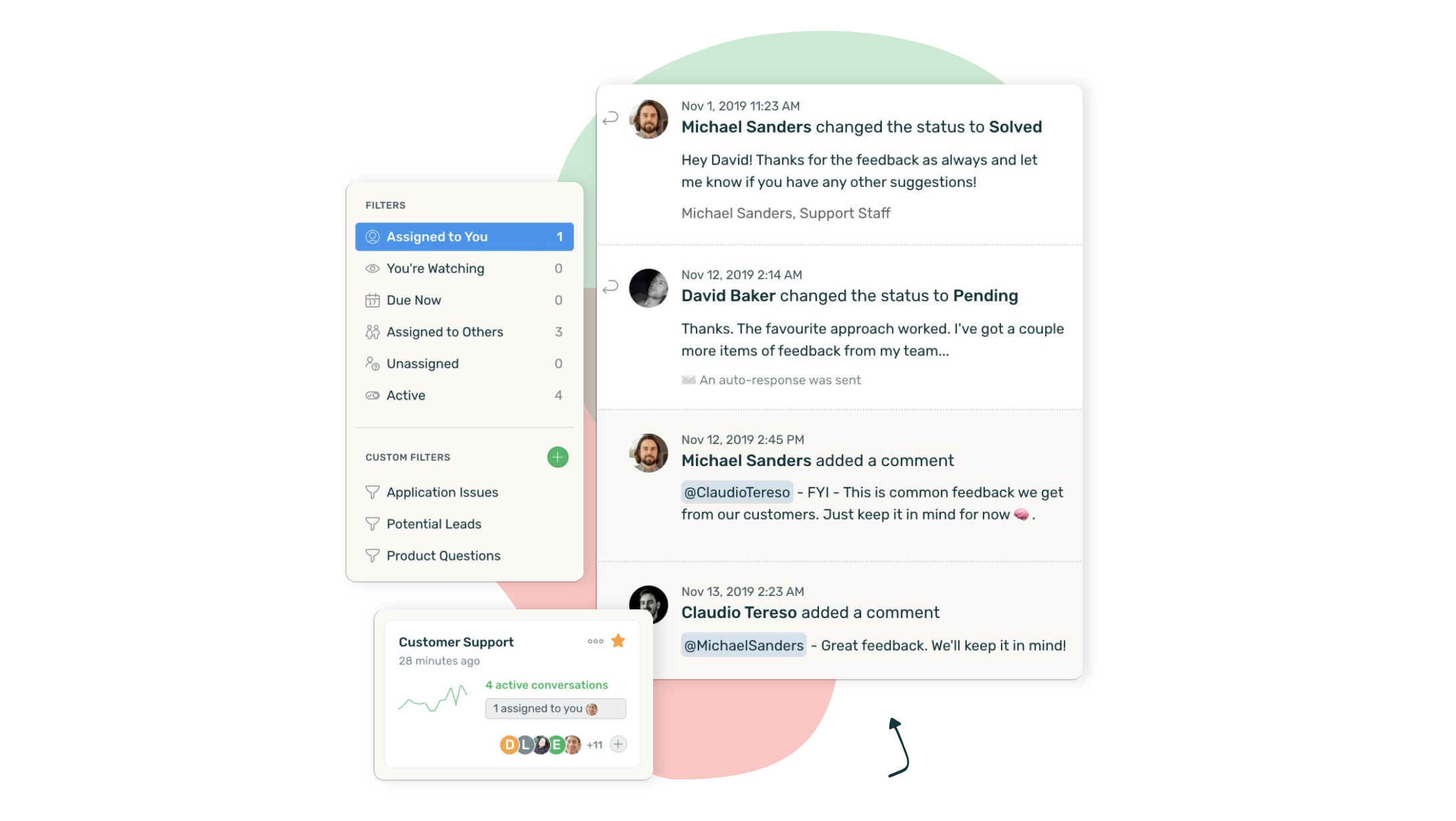 DoneDone manages your customer support & feedback. Auto-forward company email to a DoneDone Mailbox to streamline communication between your support team and customers.