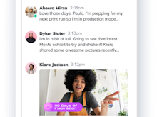 Mighty Pro Software - Offering chat on your own apps is a dynamic experience with beautiful embeds and GIFs. It’s easy for your members to connect in real-time when you include chat as a feature in a Space. Keep it casual or use it as part of a cohort-based course.