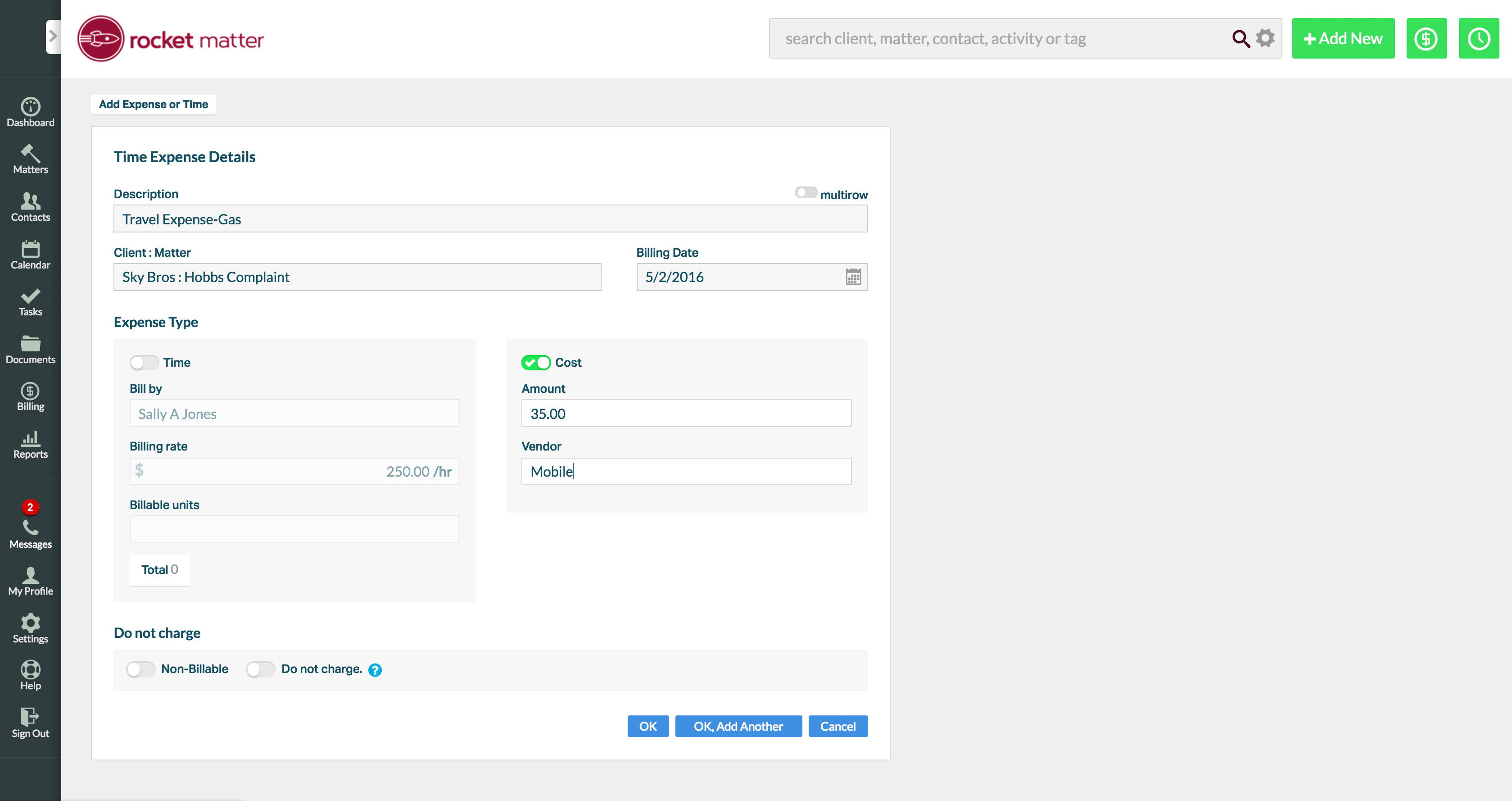 Rocket Matter Software : Case Management – RIKCXQ