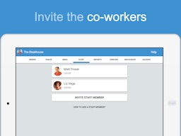 Invite the co-workers