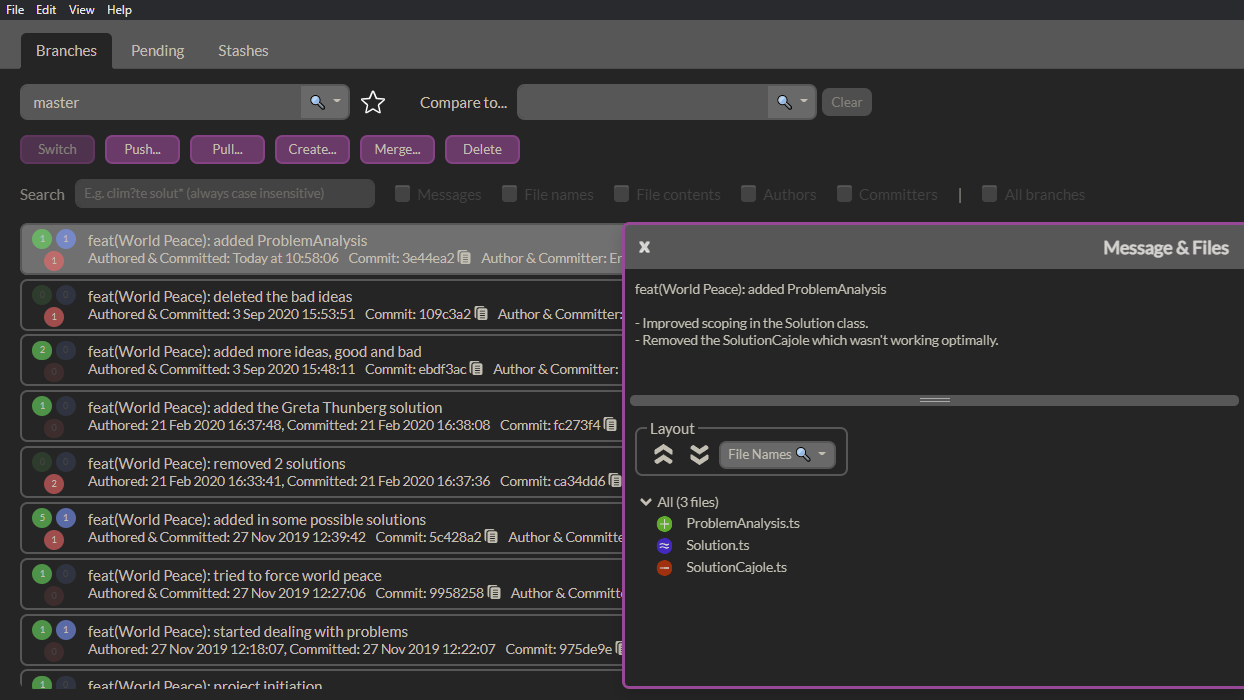 Vershd - Git commits and their files-thumb
