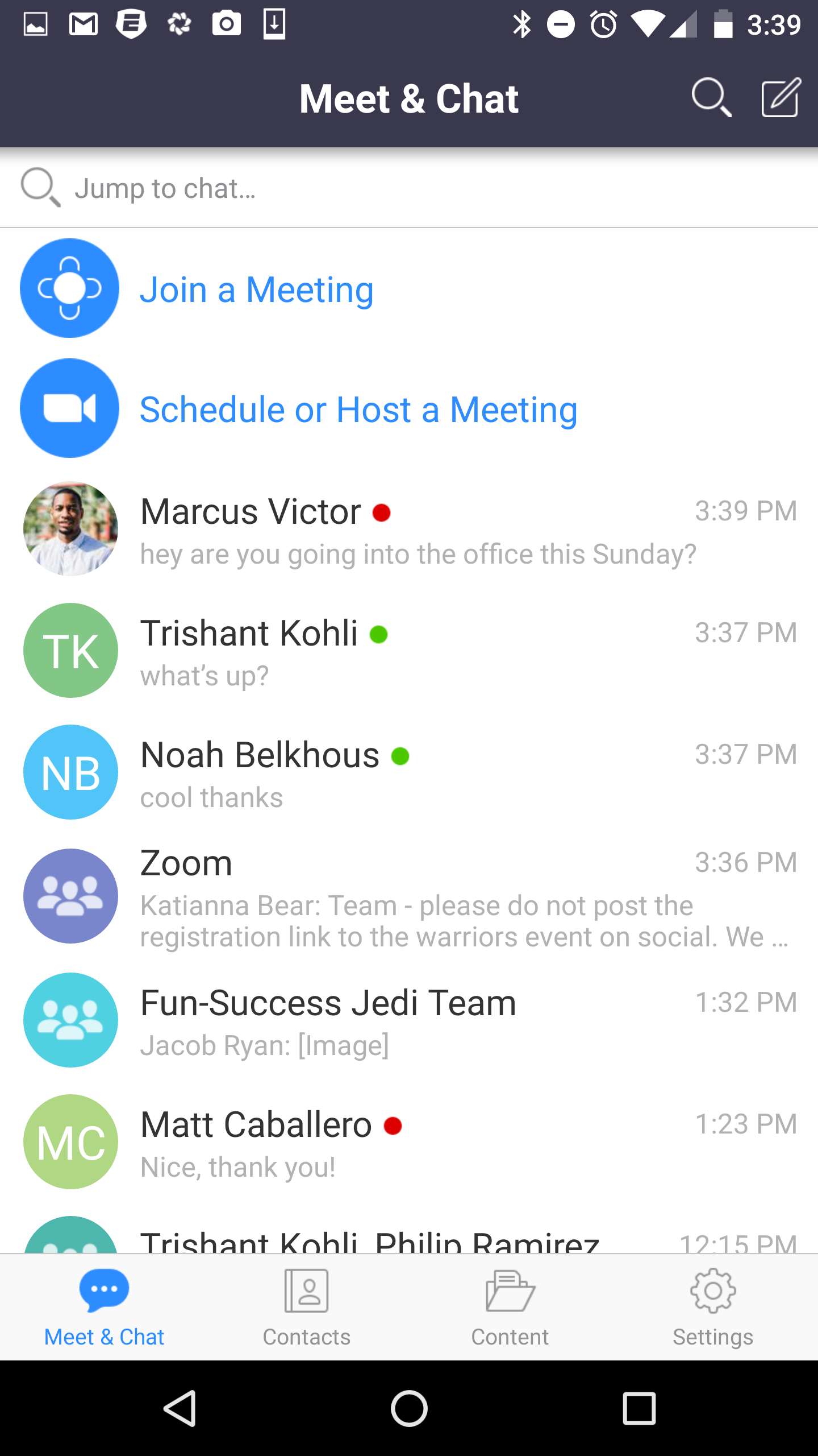 zoom meeting saving messages on free version
