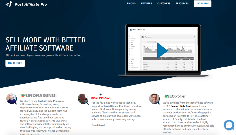 Post Affiliate Pro - Website-thumb