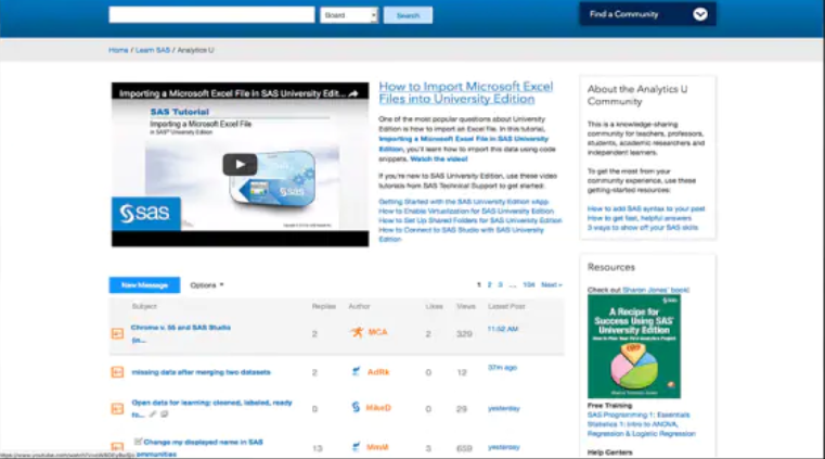 SAS OnDemand for Academics screenshot