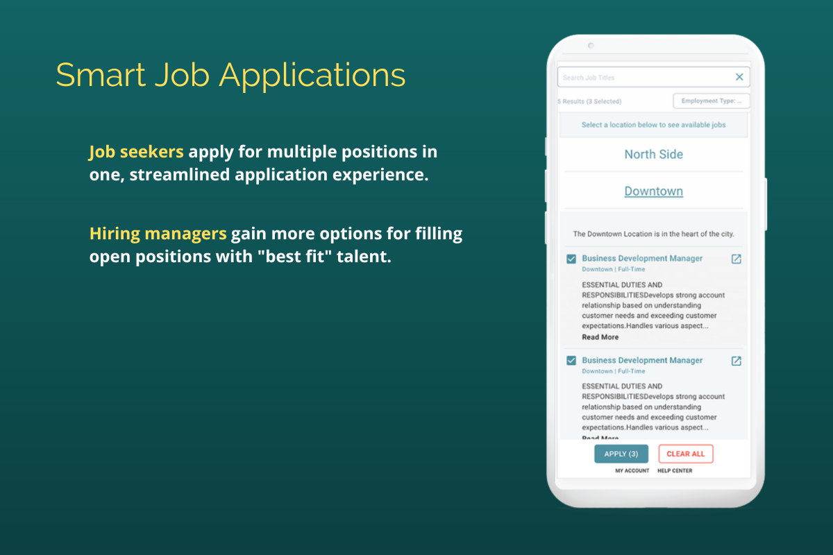 Smart Job Applications | Apply to Multiple Positions with One Application Experience