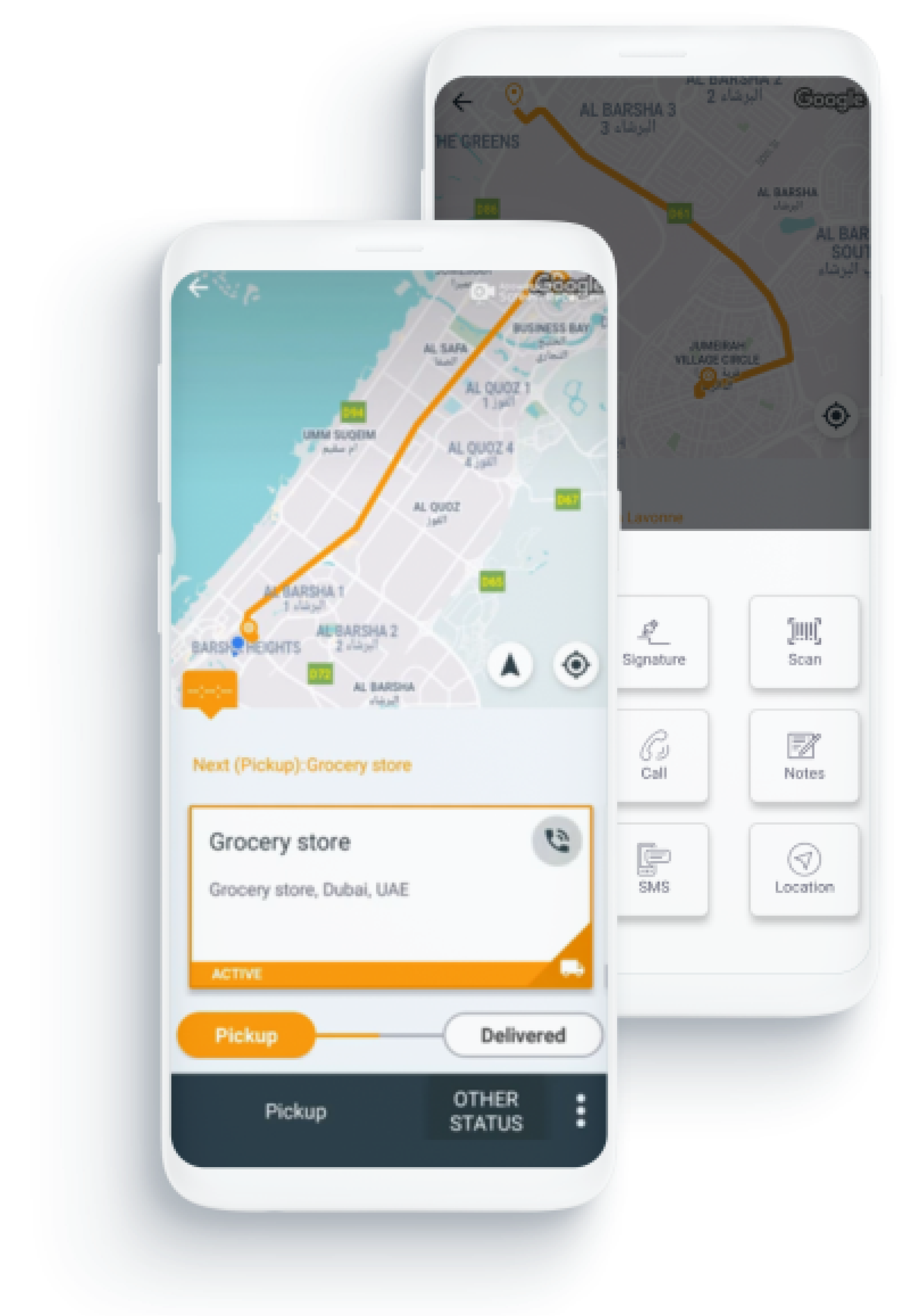 Intuitive mobile app. Drivers easily find customer and order details and navigate routes. Drivers cannot miss orders with tasks notifications. Electronic proof of pickup and delivery (QR code, signature, images). Drivers wallet, in-app messaging and more