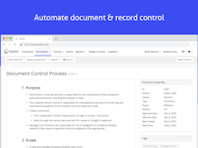 Qualio Software - Automate document & record control