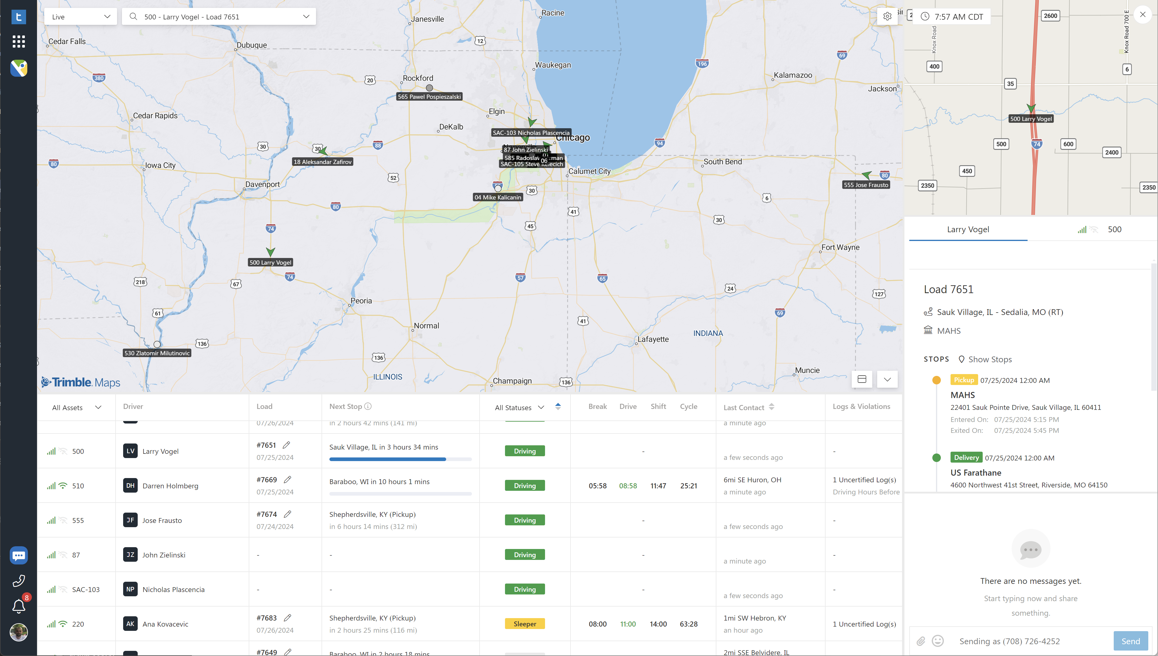 Trucking Hub Software - Trucking Hub asset tracking