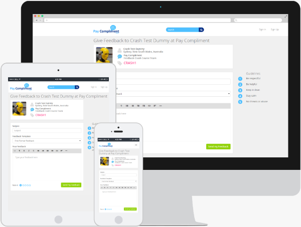 Pay Compliment screenshot