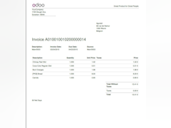 Odoo Software - Odoo invoice - thumbnail