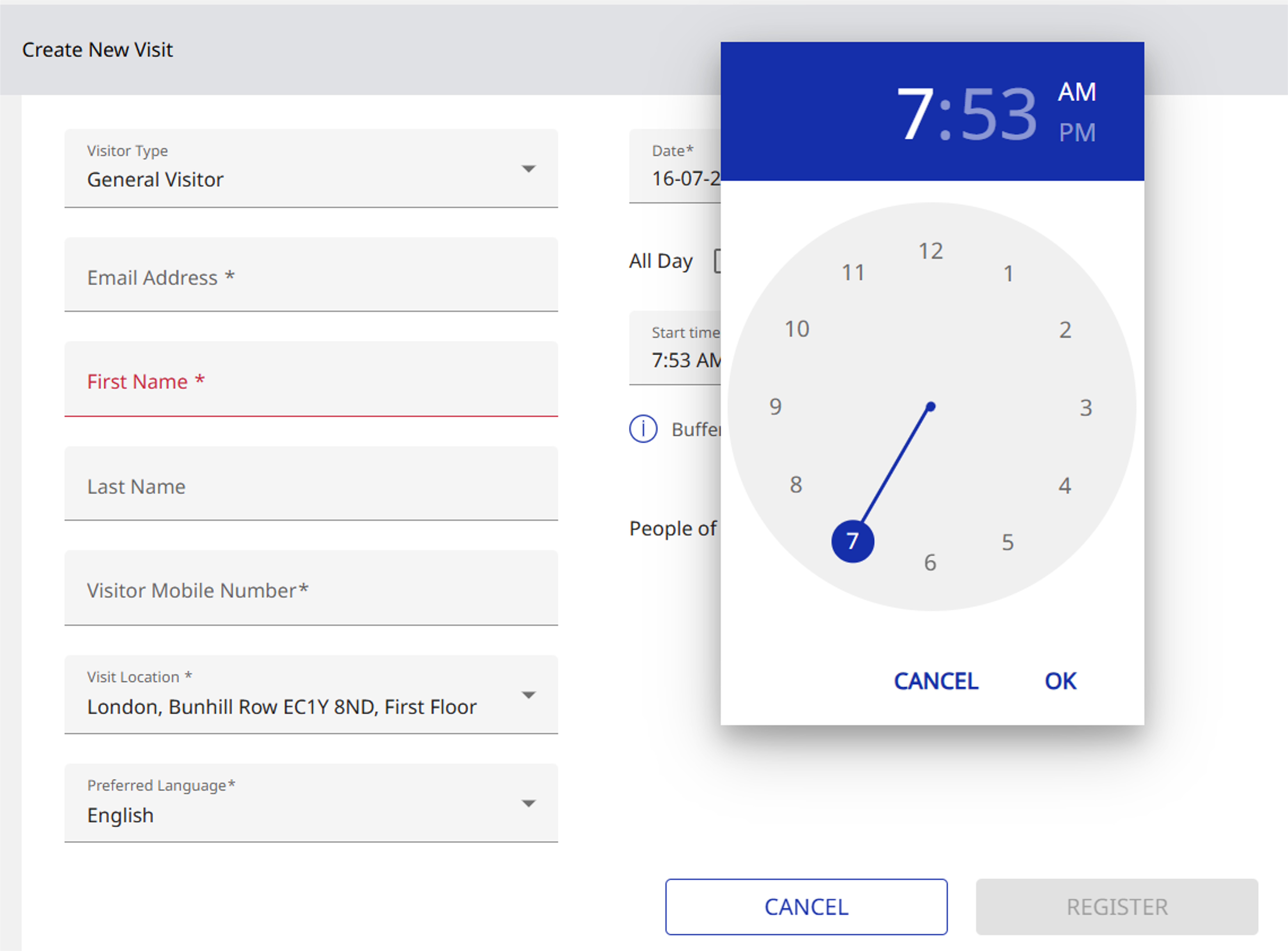 OpenBlue Visitor screenshot: Booking confirmation sent to visitor

The visitor immediately receives a confirmation email of SMS with details about their upcoming visit, directions, arrival instructions and a secure link that they can use to pre-register before their arrival.