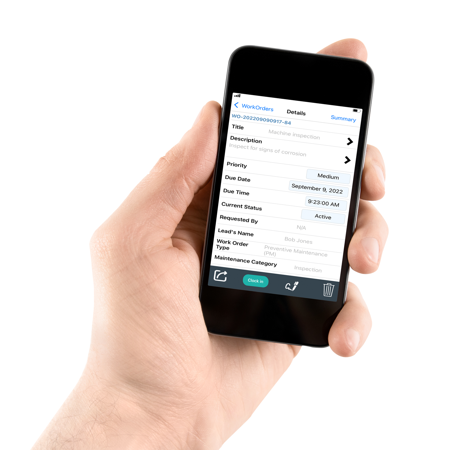 FTMaintenance Select Mobile App for Work Orders