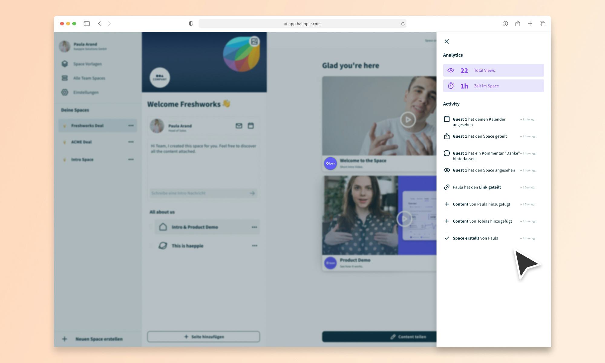 haeppie Software - See what happens in your space
