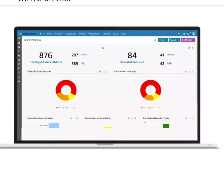 MetricStream CyberGRC Software - MetricStream CyberSecurity Solution vulnerabilities