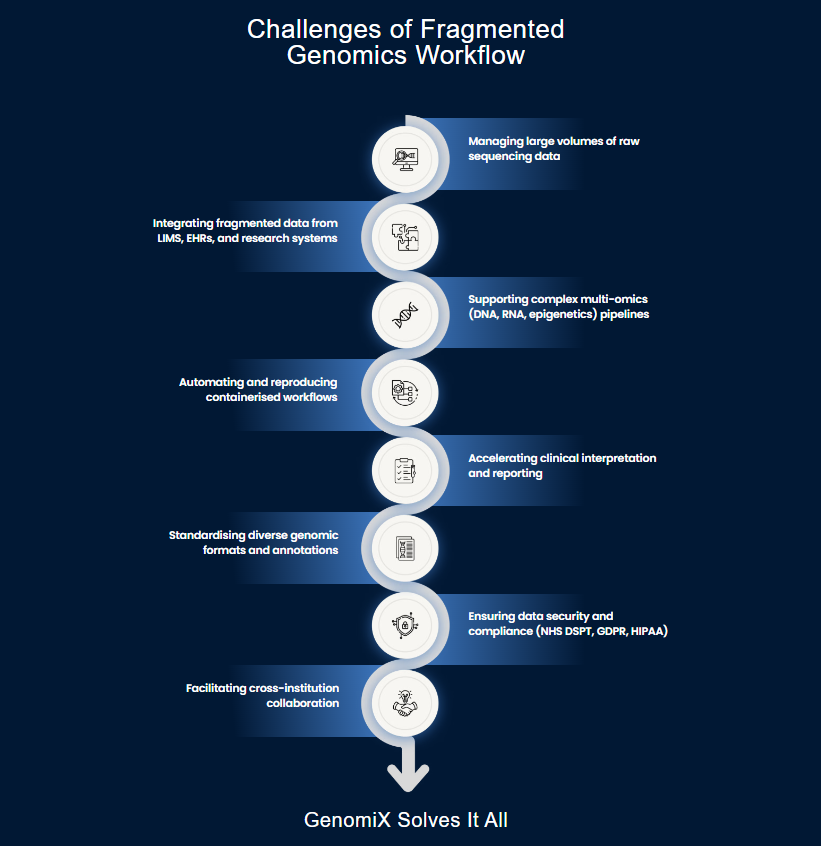 GenomiX screenshot: GenomiX workflow