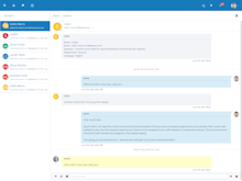 Vision Helpdesk Software - Live Chat Conversation