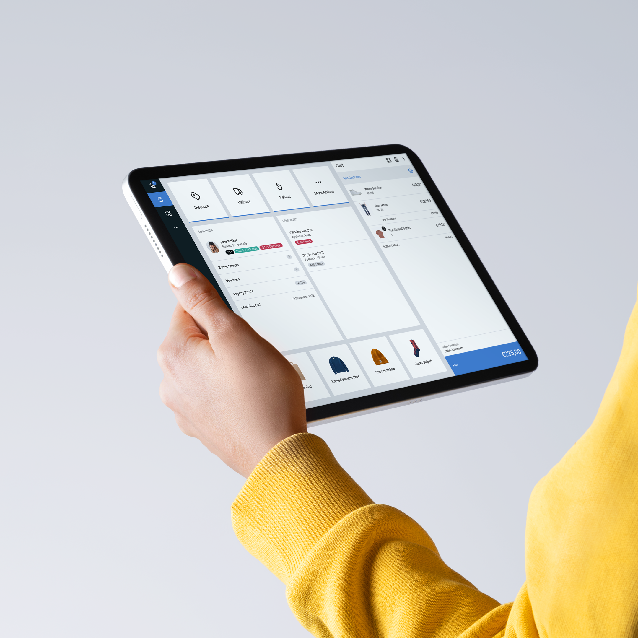 Sitoo Software - The Point of Sale is a mobile app empowering the associates with flexibility to serve the customer anywhere. With digital receipts and contactless payments you can delight customers with frictionless shopping on the shop floor, at an event or in a pop-up.